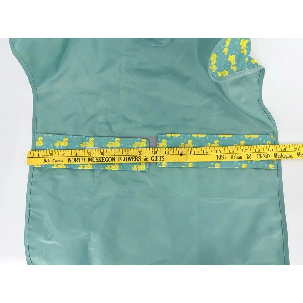 Heart to Tail Pet Rain Jacket Coat Size Large Hooded Reflective Rubber Ducks